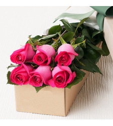 send 6 pink roses in box to cebu in philippines