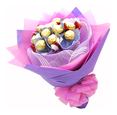 12pcs Ferrero Rocher in Bouquet Delivery in Cebu